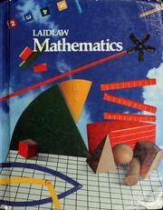 Cover of Laidlaw mathematics teacher's edition by Unknown