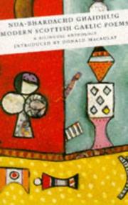 Front cover of Modern Scottish Gaelic poems by Domhnall MacAmhlaigh