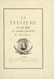 Cover of La peinture by Le Mierre M.
