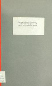 Front cover of La pesca del pesce ne' valli della veneta laguna by Giovanni Domenico Nardo