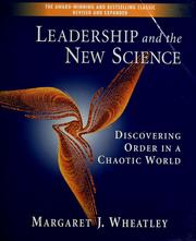 Front cover of Leadership and the new science by Margaret J. Wheatley