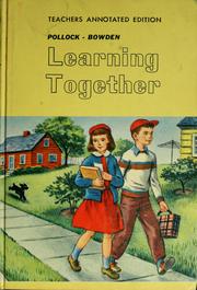Cover of Learning together by Thomas Clark Pollock