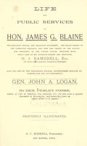 Front cover of Life and public services of Hon. James G. Blaine by H. J. Ramsdell