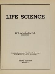 Front cover of Life science by M. W. De Laubenfels