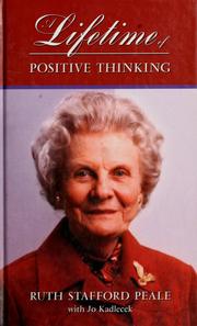 Front cover of A lifetime of positive thinking by Ruth Stafford Peale