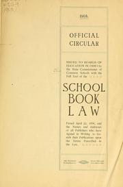 Cover of Official circular issued to boards of education in Ohio by the state commissioner of common schools by Ohio. State commissioner of common schools