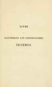 Front cover of Lives of illustrious and distinguished Irishmen by Wills, James