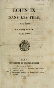 Front cover of Louis IX dans les fers by D. M.