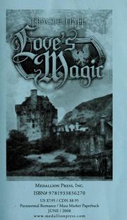 Cover of Love's magic by Traci E. Hall