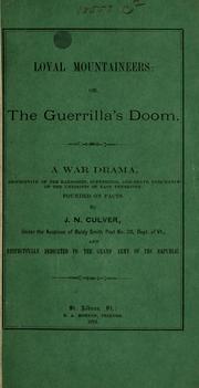 Cover of Loyal mountaineers .. by J. N. Culver