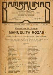 Front cover of Manuelita Rozas by Eduardo R. Rossi