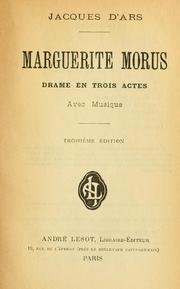 Front cover of Marguerite Morus by Alphonse Rohlfs de Sussex