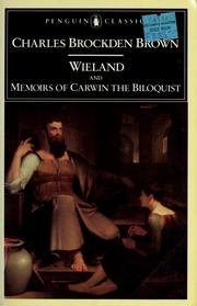Cover of Wieland by Charles Brockden Brown