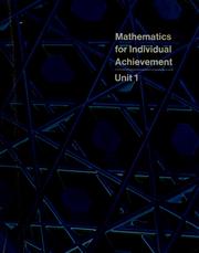 Front cover of Mathematics for individual achievement by Richard A. Denholm