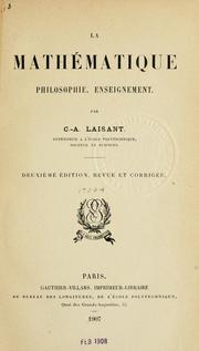 Cover of La mathématique by C.-A Laisant
