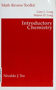 Cover of Math review toolkit [for] Introductory Chemistry, Nivaldo Tro by Gary Leighton Long