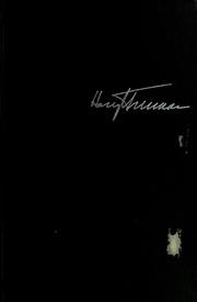 Front cover of Years of Trial and Hope by Harry S. Truman
