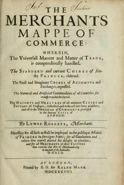 Front cover of The merchants mappe of commerce by Lewes Roberts