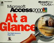 Cover of Microsoft Office2000 at a glance by Jerry Joyce