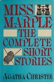 Front cover of Miss Marple, the complete short stories by Agatha Christie