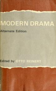 Cover of Modern drama by Otto Reinert