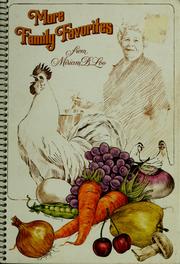 Front cover of More family favorites from Miriam B. Loo by Miriam B. Loo