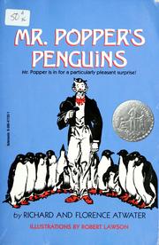 Cover of Mr. Popper's Penguins by Richard Atwater