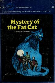 Front cover of Mystery of the fat cat by Frank Bonham