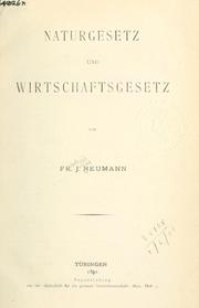 Front cover of Naturgesetz und Wirtschaftsgesetz by Friedrich Julius von Neumann