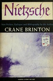 Cover of Nietzsche by Crane Brinton