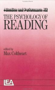 Cover of Attention And Performance by Max Coltheart
