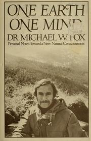 Cover of One earth, one mind by Fox, Michael W.