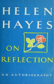 Cover of On reflection by Helen Hayes