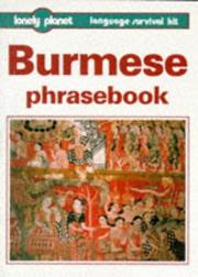 Cover of Burmese phrasebook by Bradley, David