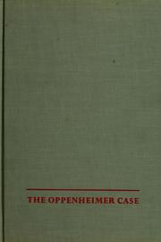 Cover of The Oppenheimer case by Philip M. Stern