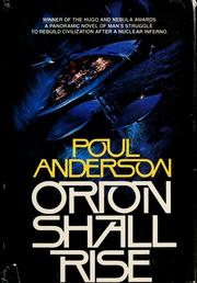 Front cover of Orion shall rise by Poul Anderson