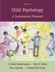 Cover of Child psychology by E. Mavis Hetherington