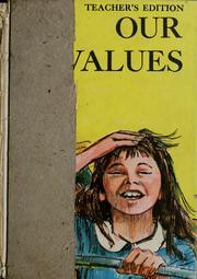 Cover of Our values. by V. Clyde Arnspiger