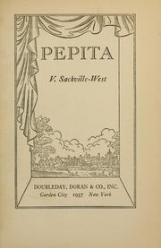 Front cover of Pepita, danseuse gitane by Vita Sackville-West