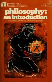 Front cover of ... Philosophy: an introduction by John Herman Randall Jr.