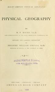 Front cover of ... Physical Geography by Matthew Fontaine Maury