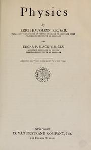 Cover of Physics by Erich Hausmann