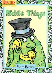 Cover of Pickle Things by Marc Brown