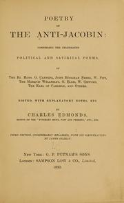 Front cover of Poetry of the Anti-Jacobin by Anti-Jacobin
