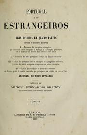 Front cover of Portugal e os estrangeiros by Manuel Bernardes Branco