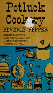 Cover of Potluck cookery by Beverly Pepper