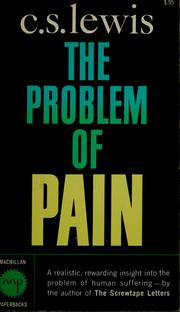 Front cover of The Problem of Pain by C. S. Lewis