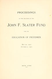Front cover of Proceedings and reports by John F. Slater Fund