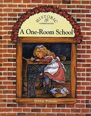 Cover of A one-room school by Bobbie Kalman