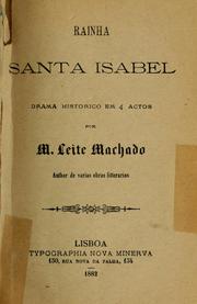 Front cover of Rainha Santa Isabel by M Leite Machado
